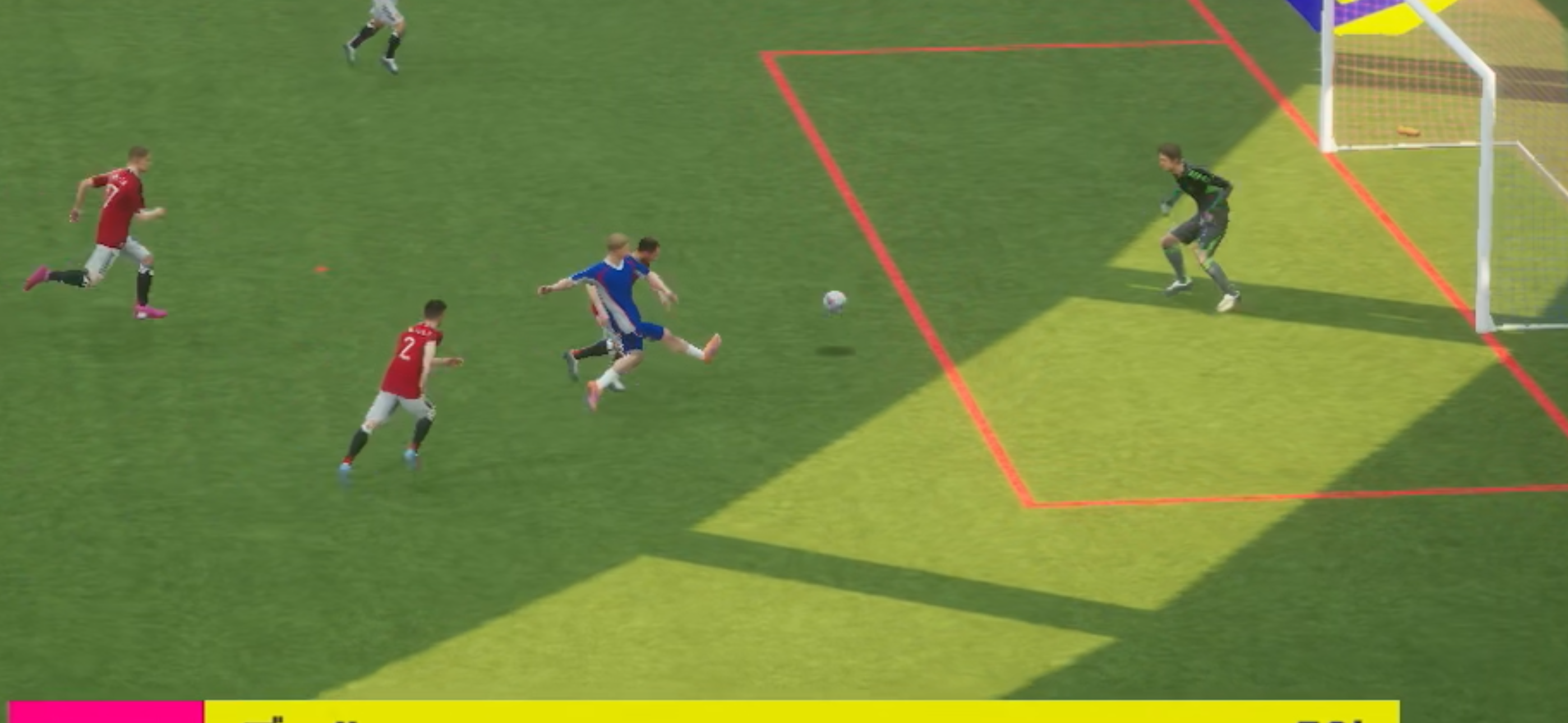 リアム・デラップに同点弾を許すシーン